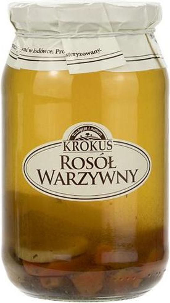 BULION WARZYWNY W PŁYNIE BEZ DODATKU CUKRÓW BEZGLUTENOWY 810 ml - KROKUS
