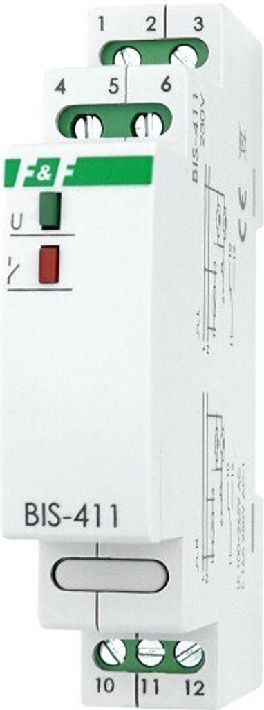 F&F | Bistabiler Relais BIS-411 - 230V - Elektronisch - Mehrfachsteuerung - Sicher und zuverlässig