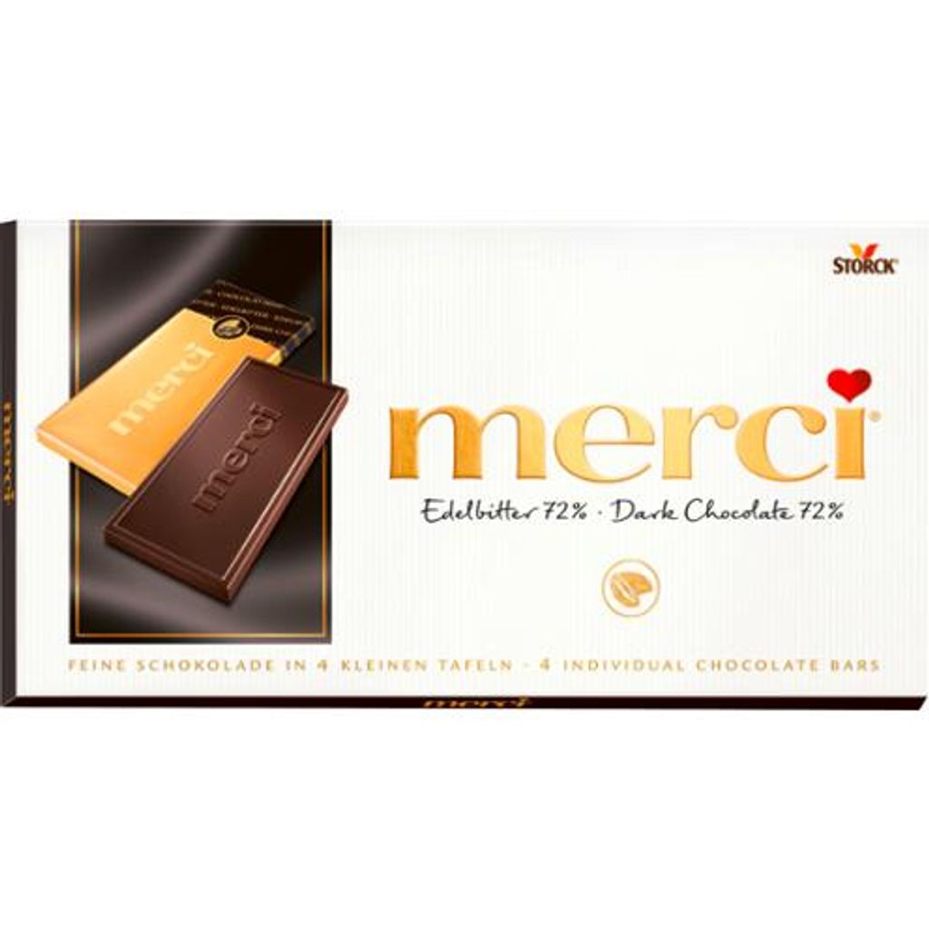 Merci Tafelschokolade Edelbitter 72% Menge:100g