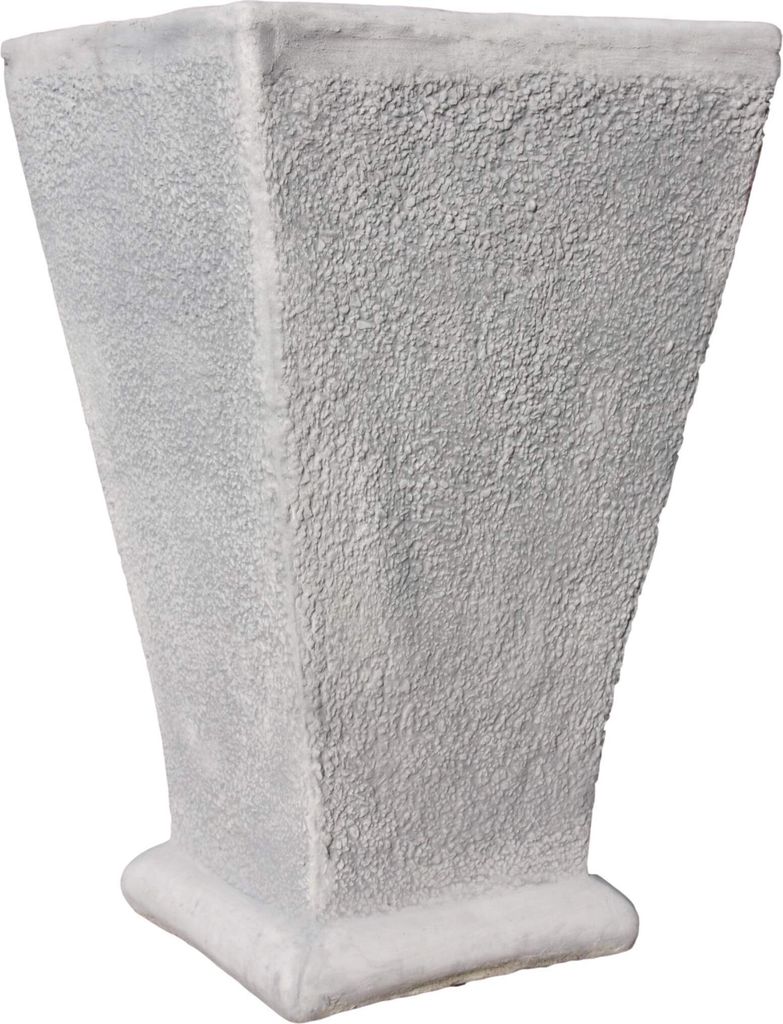 Moderner Pflanztopf aus Steinguss für ihren Garten perfekt zum bepflanzen, Frostfest Witterungsbeständig und Neu, 60cm Höhe, 37cm Breite, 37cm T...