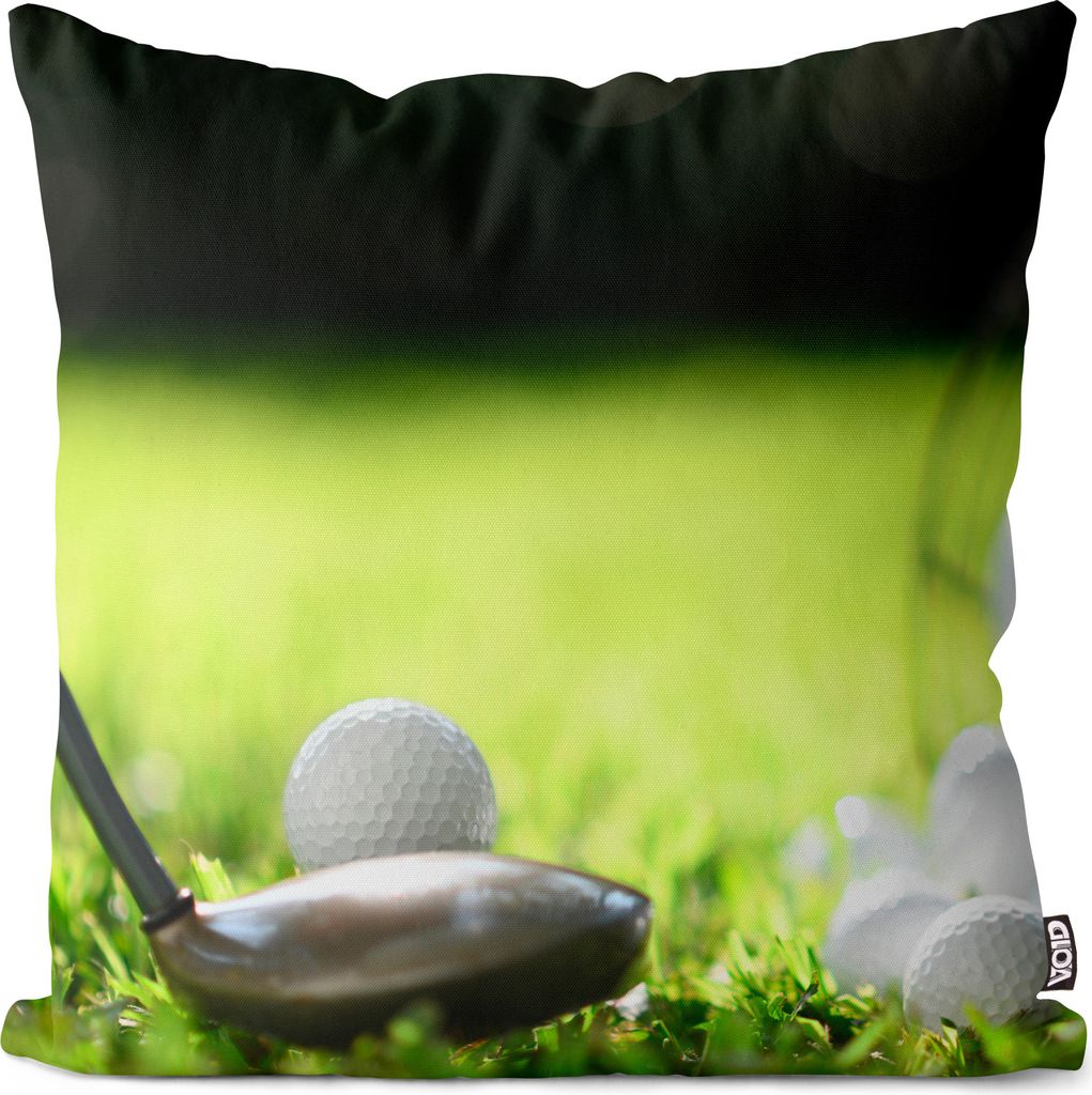 VOID Golf Sport Schläger Ball Kissenbezug Kissenhülle Sofakissen Kissen Deko Outdoor-Kissen Dekokissen
