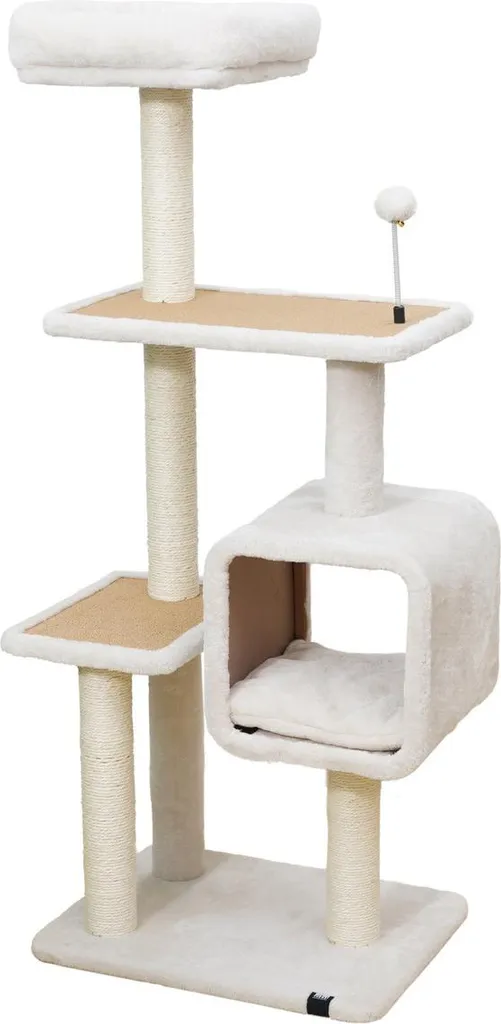 Europet Bernina Kratzbaum Nevada Crème - Arbre à chat stable et robuste