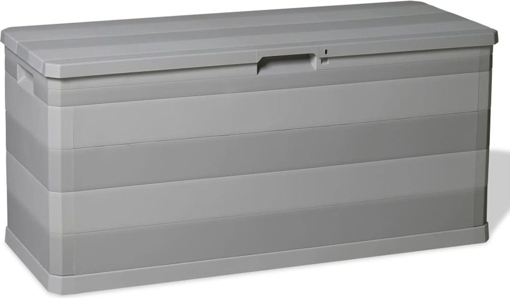 Gartenbox Grau 117×45×56 cm