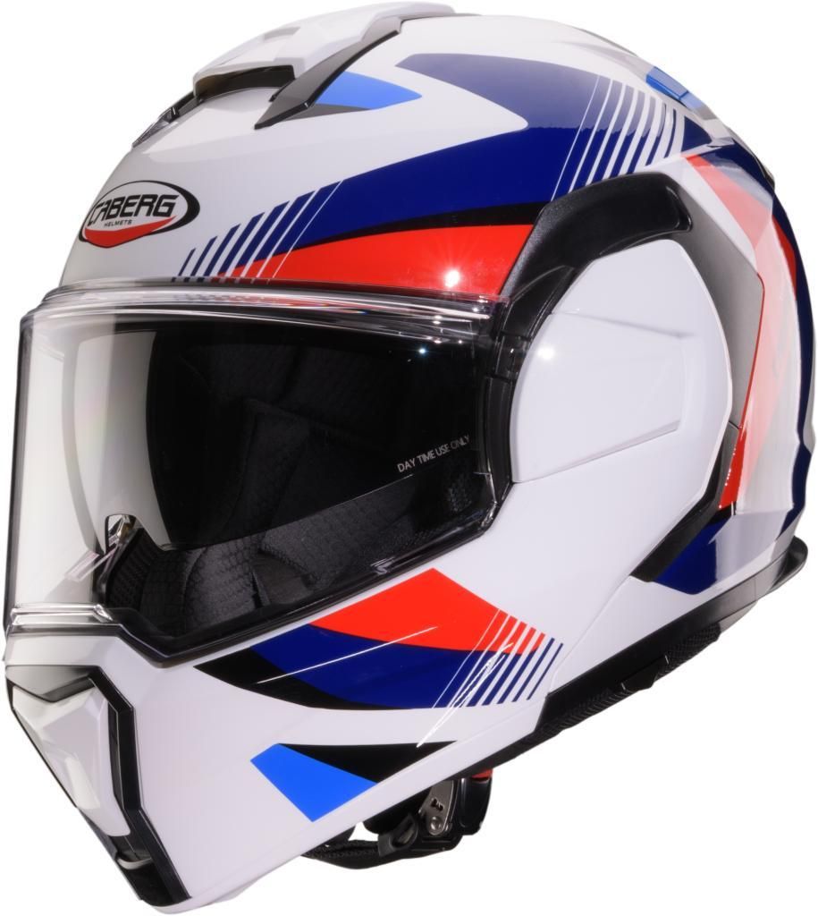 Caberg Helm Trip Lunar weiß/blau-rot - Größe L Produktbild 