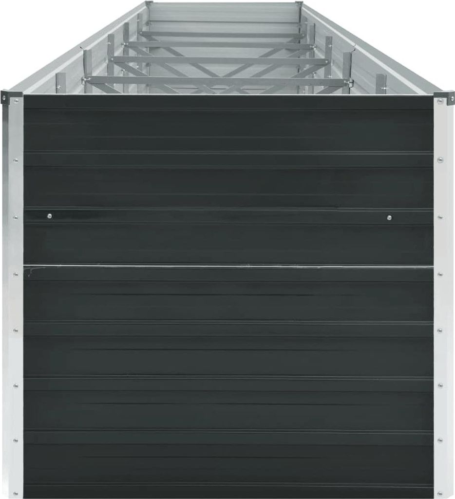 vidaXL Zahradní zvýšený záhon z pozinkované oceli 480x80x77 Obrázek produktu 5