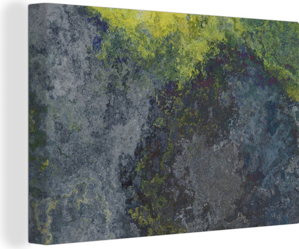 OneMillionCanvasses - Leinwandbilder - 150x100 cm, Rost - Naturstein - Industrie, Wandbilder Kunstdruck Wanddekoration - Foto auf Leinwand - Gem...