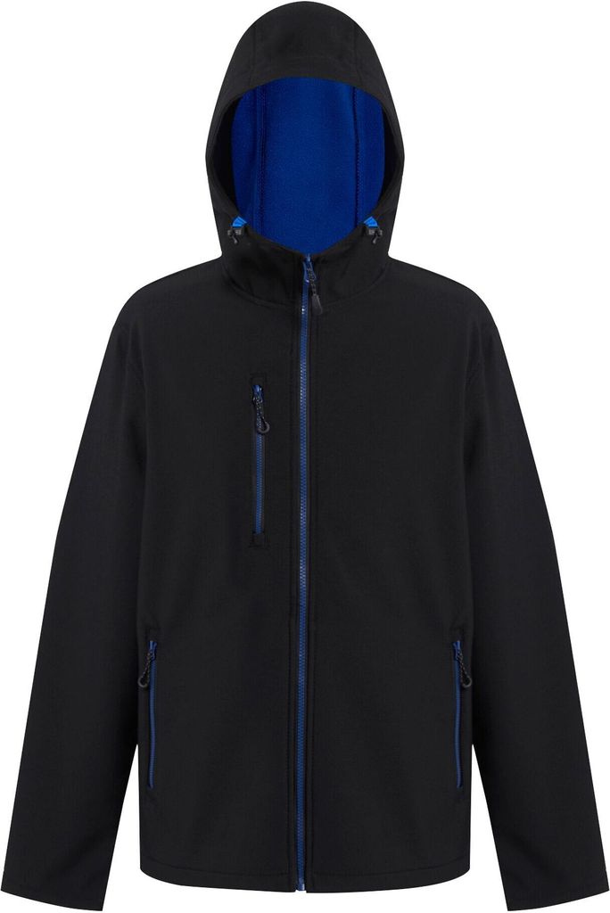 Regatta Professional - Softshelljacke Zweilagig für Herren RG10787 (L) (Schwarz/Königsblau)