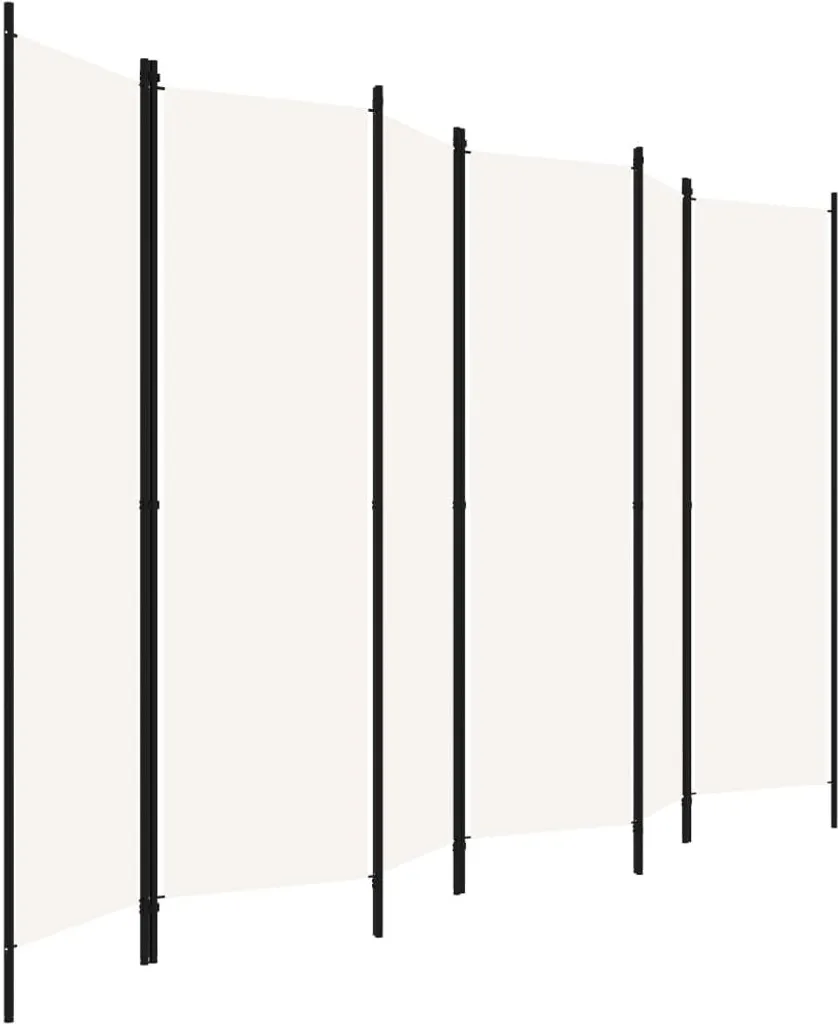 Diviseur de pièce blanc 300x180 cm pour plus d'intimité sans travaux