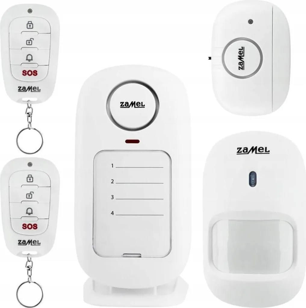 Alarme sans Fil Zamel Zam-350 pour Sécuriser Entrée et Garage
