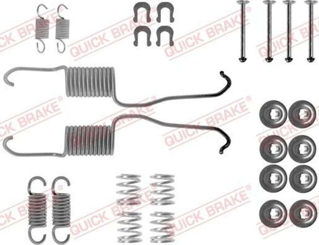QUICK BRAKE 105-0684 Zubehörsatz, Bremsbacken x