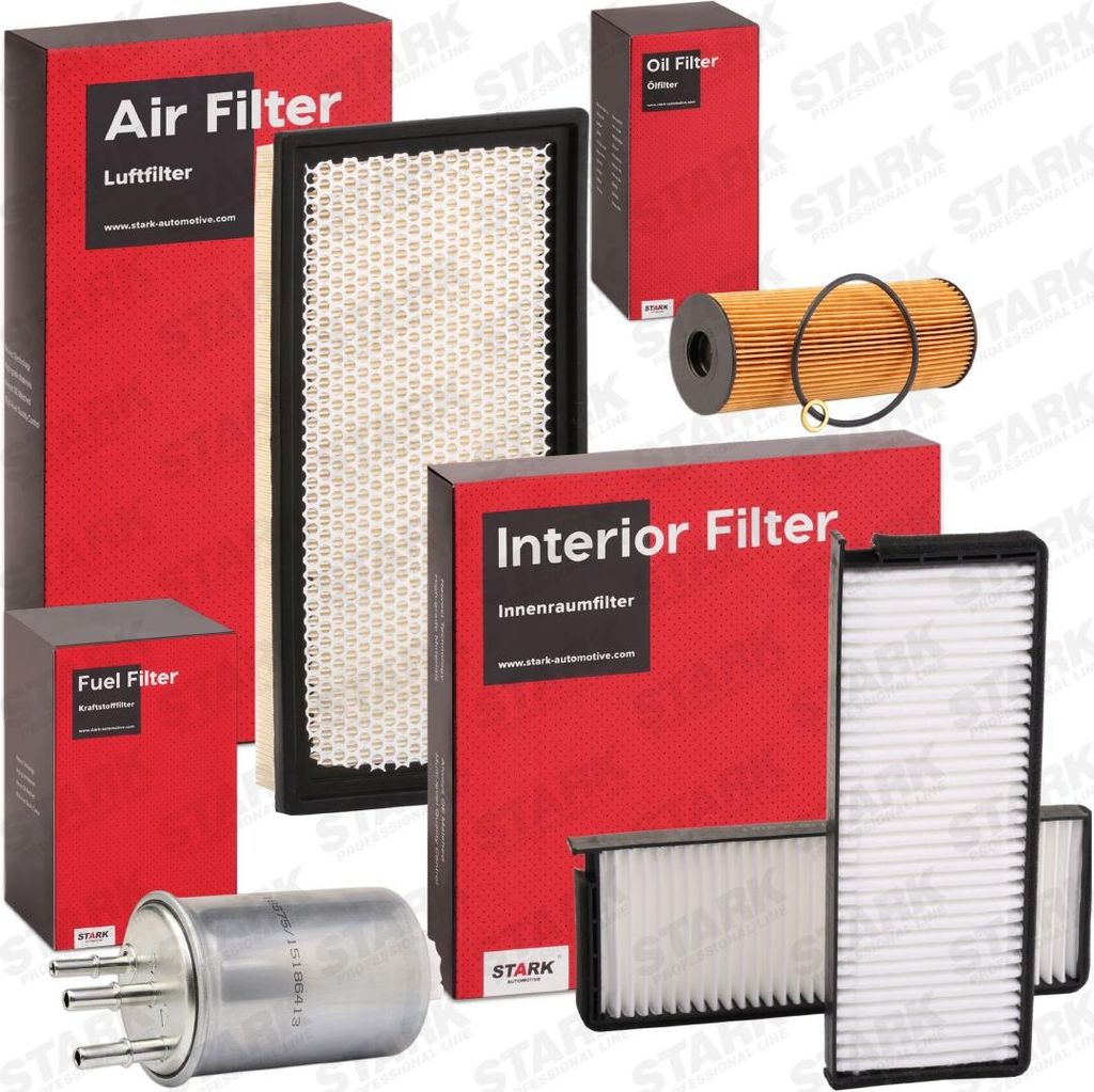 STARK Filterset Inspektionspaket Filtersatz für SSANGYONG Rexton / Rexton II (GAB) REXTON W