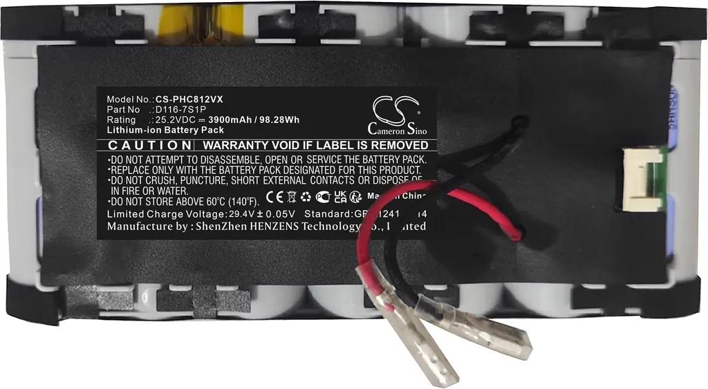 Batteria TECHTEK per Philips Aqua Plus 8000 XC8057/01 D116-7S1P