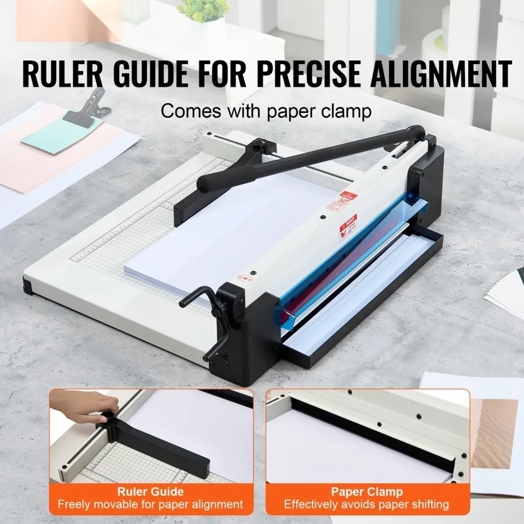 Coupe-papier A3 Type Guillotine avec Table de Coupe de 43,1 cm Intégrée
