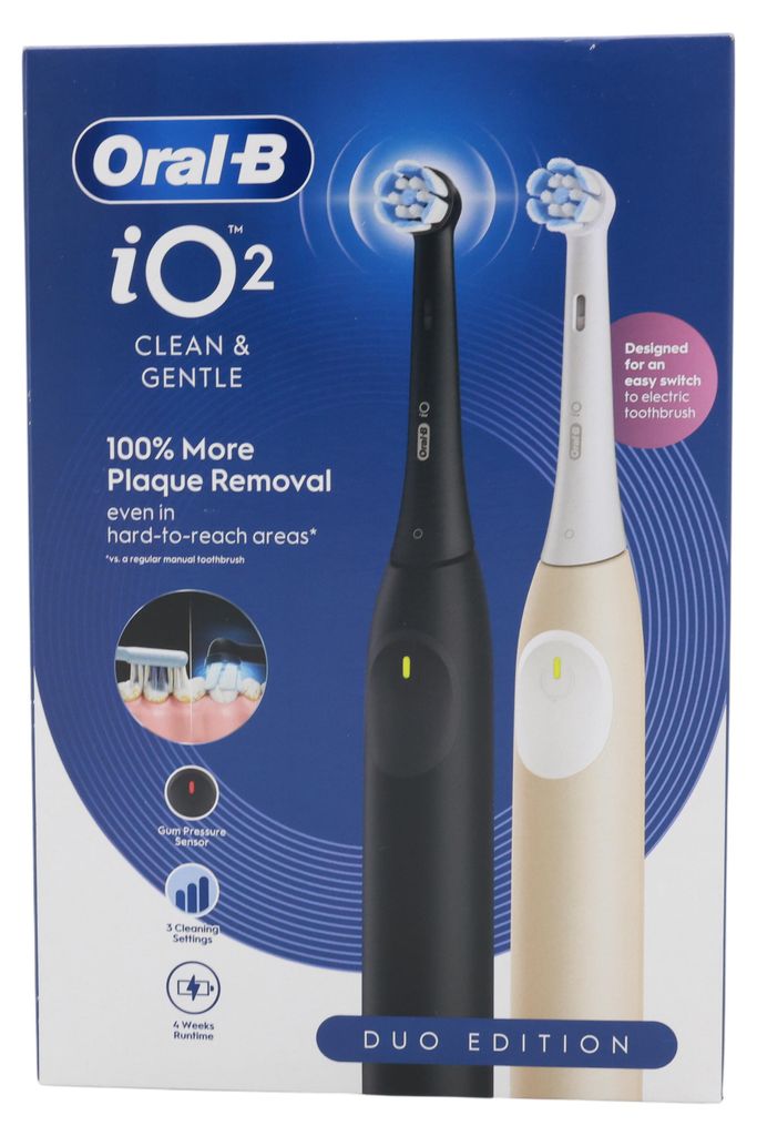 Braun Oral-B iO Series 2 Night Black/Calm Pink mit 2. Immagine del prodotto 