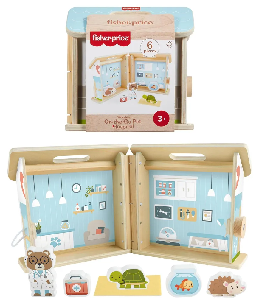 Jeu d'Imitation Hôpital JFG07 Fisher-Price Idéal Cadeau Enfant 3 Ans