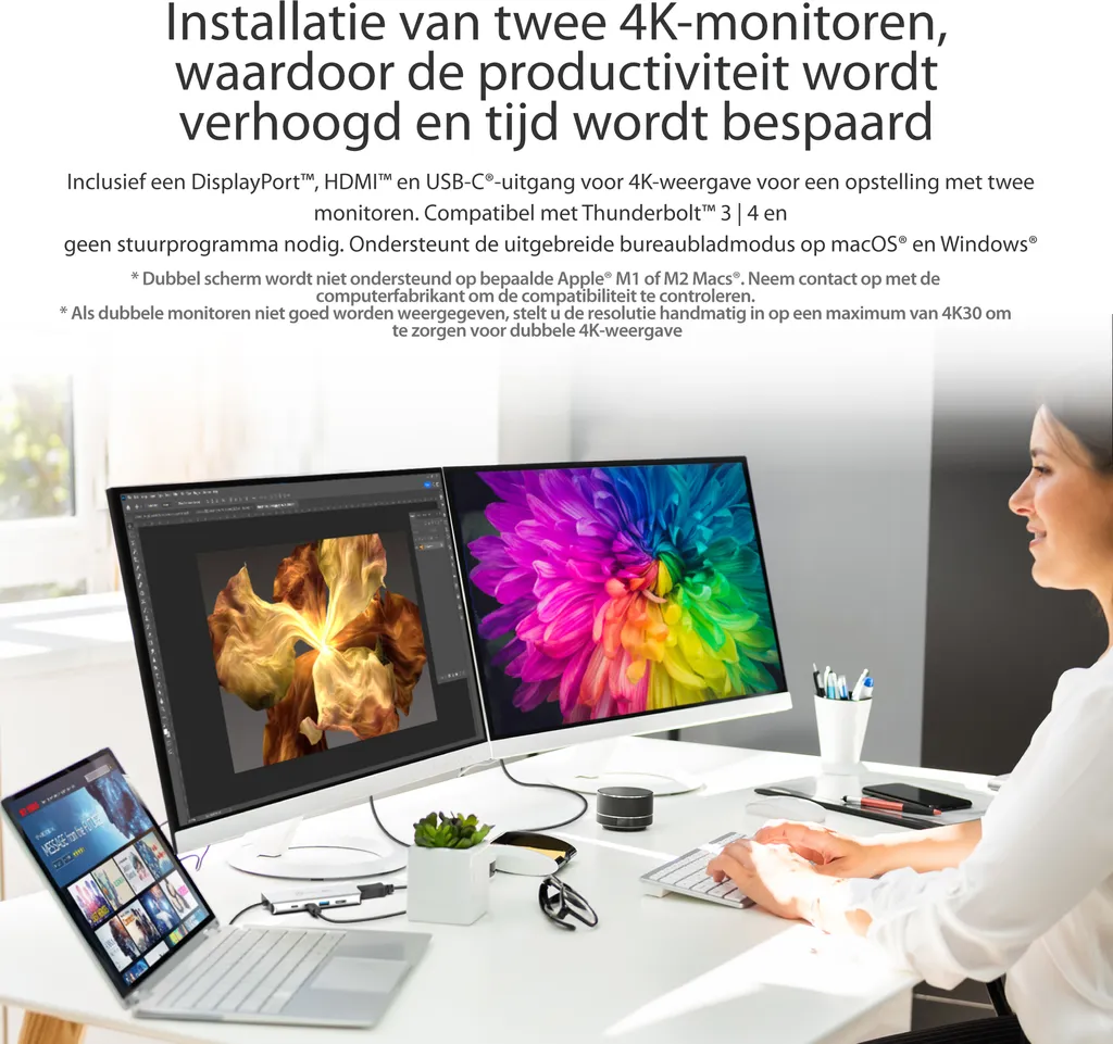 Câble USB-C vers USB-C 3.2 Argent j5create JCD401 pour Transfert Rapide - 14