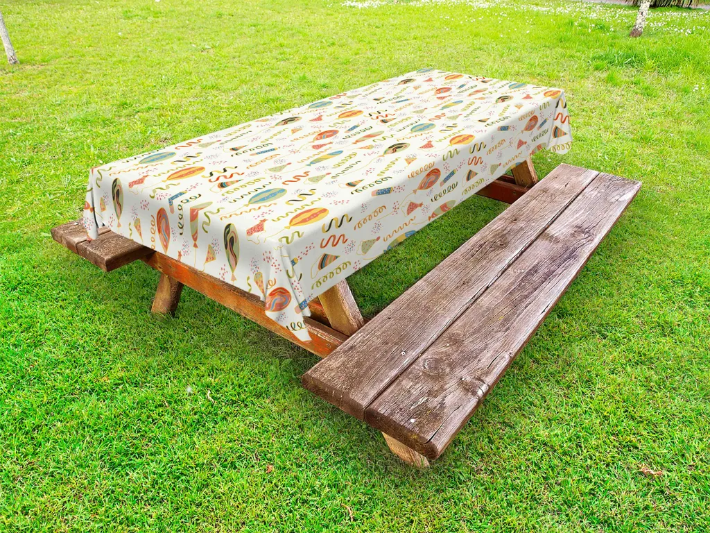 Decorazioni Compleanno Esterno: Tovaglia ABAKUHAUS 145x265
