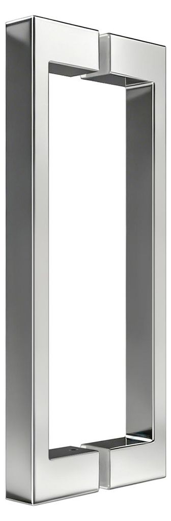 AQUABATOS Duschkabinen-Türgriff 2er Set, Edelstahl, Produktbild 
