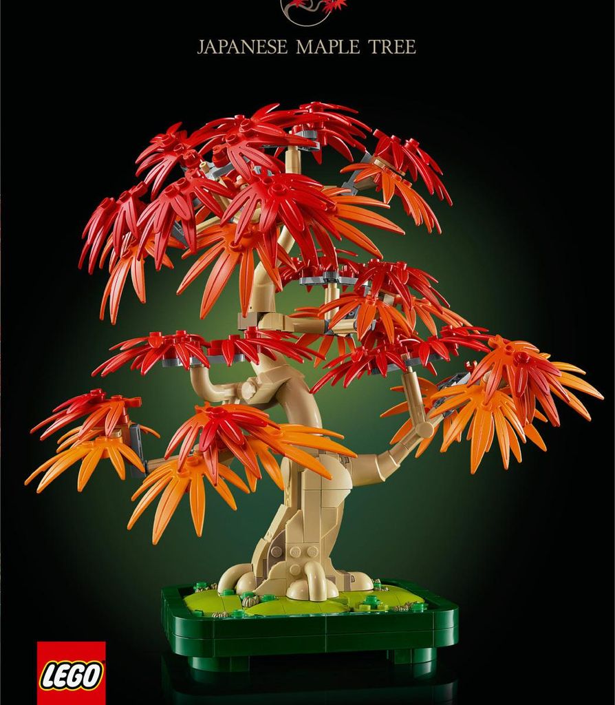 LEGO 10348 Icons Botanicals Bonsai Acero Rosso Giapponese Immagine del prodotto 