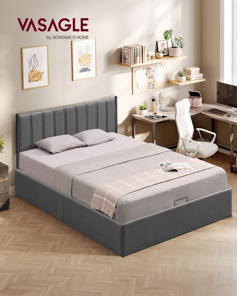 Rám postele VASAGLE, hydraulický systém, 160 x 200 cm, Obrázek produktu 