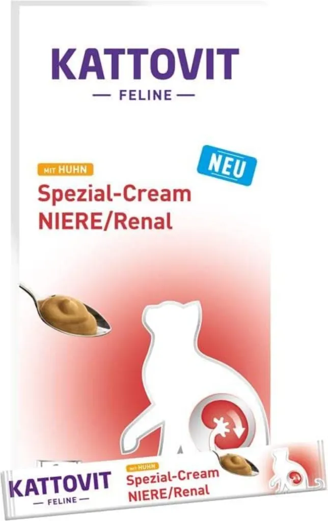 Crème Spéciale Rein Kattovit au Poulet sans sucres ajoutés - 66x15g