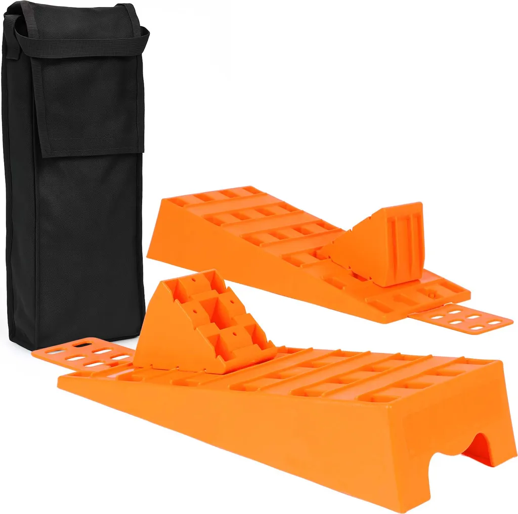 Wiltec Cunei Livellamento Camper 3,5t - Kit Completo con Blocchi e Borsa