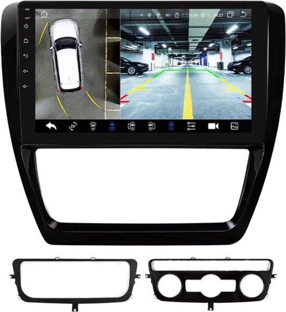 Autoradio mit Bluetooth und CarPlay für Volkswagen VW Jetta 6 (2011–2018) – Kompatibel mit Apple und Android – Stereoanlage – Navigationss...