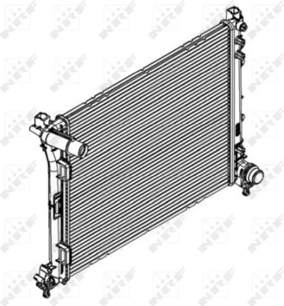 Radiateur Panda OE 51892706 NRF 58428 - Structure Aluminium Renforcée