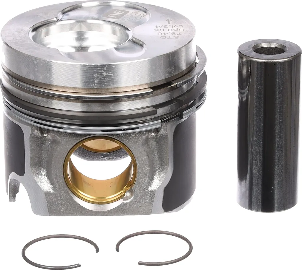 Piston avec segments de piston ET ENGINETEAM robuste pour SEAT et VW