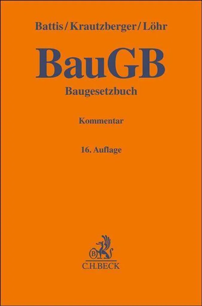 Baugesetzbuch BauGB édition actualisée avec index alphabétique complet