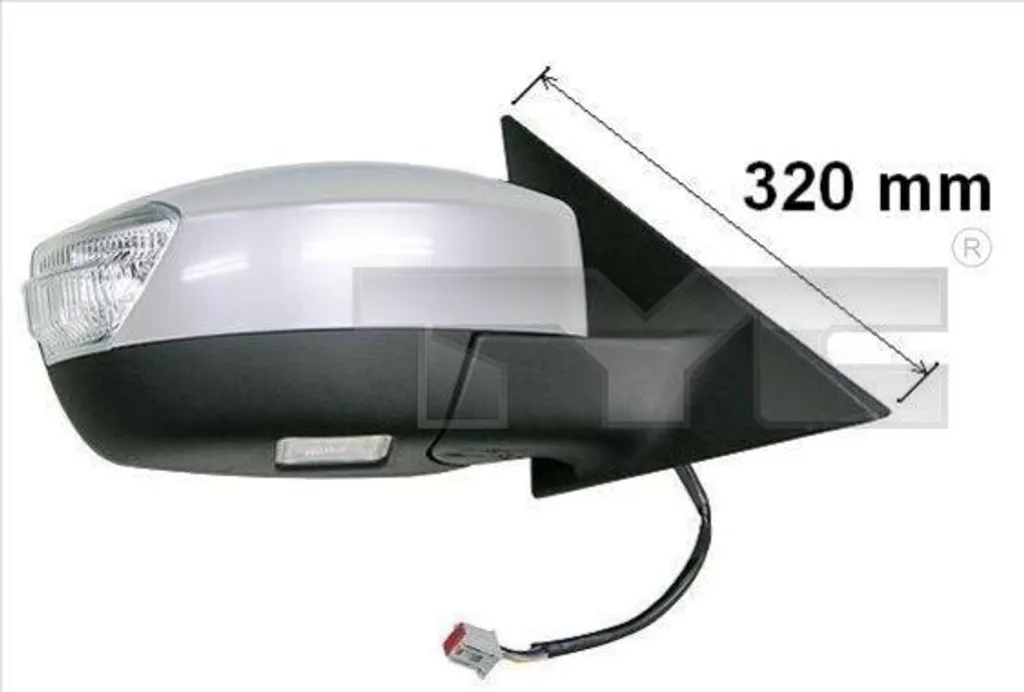 Rétroviseur extérieur droit complet pour Ford S-Max type WA6