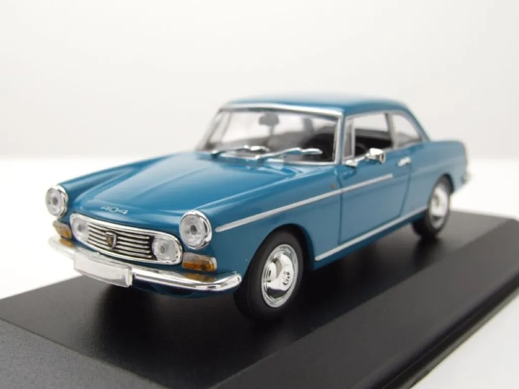 Idée cadeau collectionneur : Peugeot 404 Coupé 1962 Bleue 1:43