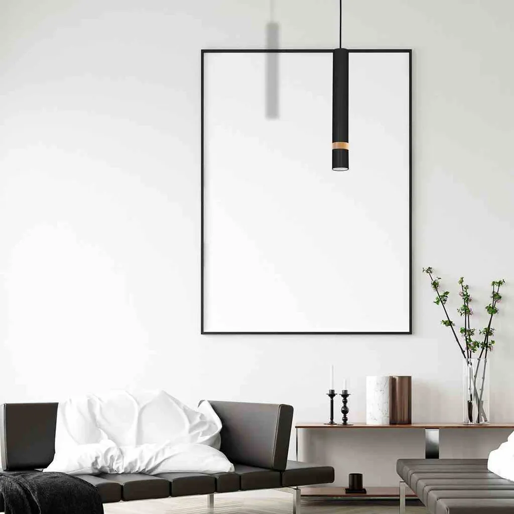 Suspension design JOKER 1x40W pour éclairage intérieur moderne noir