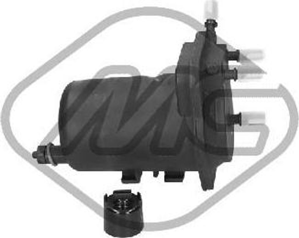 Metalcaucho 5390 Kraftstofffilter OE 16400BN700 kompatibel mit Scenic, Megane