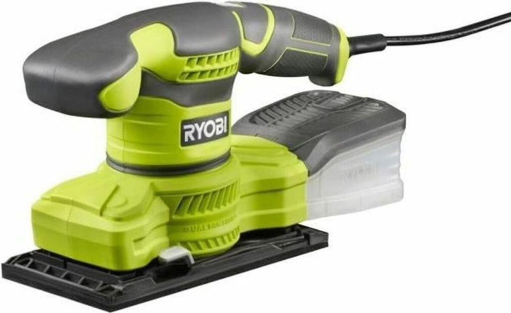Ryobi RSS200-G Schwingschleifer mit Quick-Fix Kletthaftung Schleifmaschine
