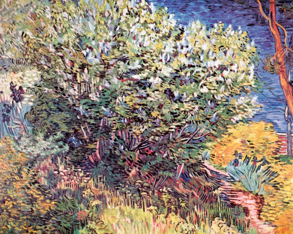 Vincent Van Gogh Kunstdruck Bild - Die Büsche, 1888, Detail (40 x 50 cm)