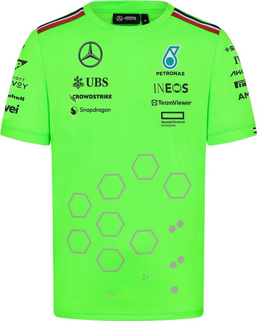 Mercedes Herren Mapf1 Rp Set Up Grünes T-Shirt - XXL Produktbild 