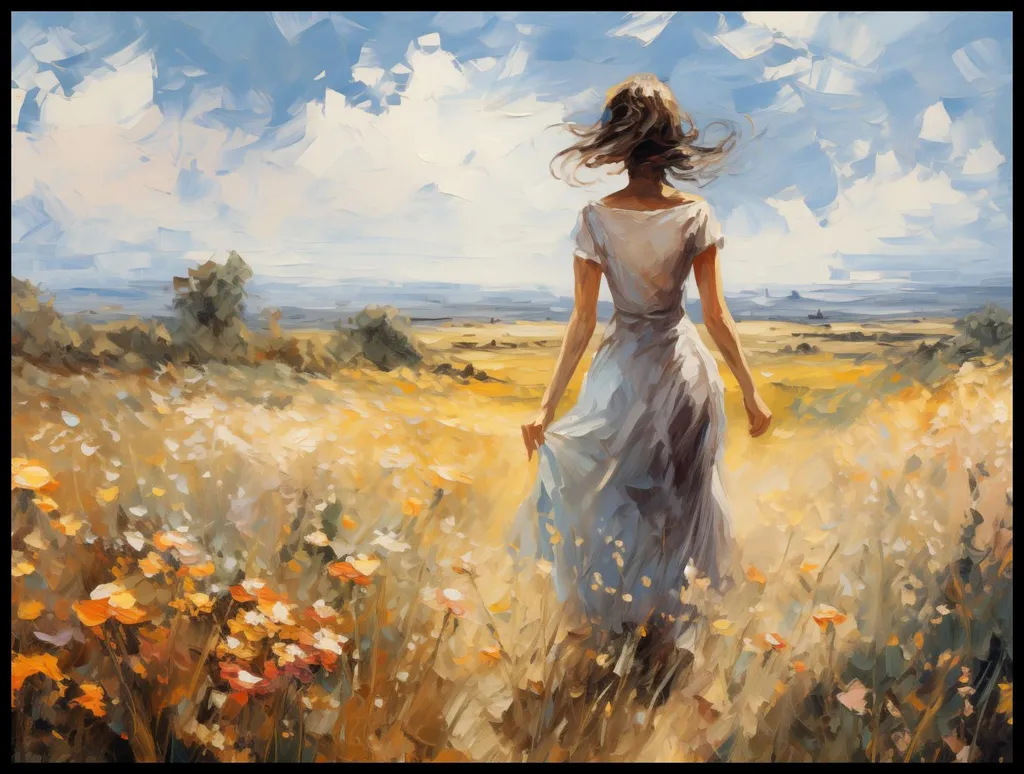 OFFERTA Poster 100x75 Brezza Estiva - Nuovo - Spedizione Protetta