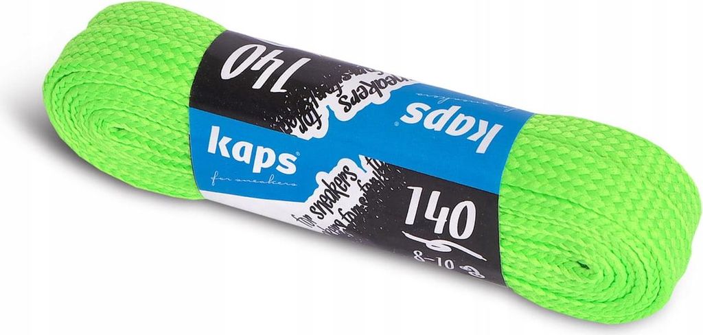 Flache Schnürsenkel für Sportschuhe Kaps For Sneakers - 100 cm - Grün