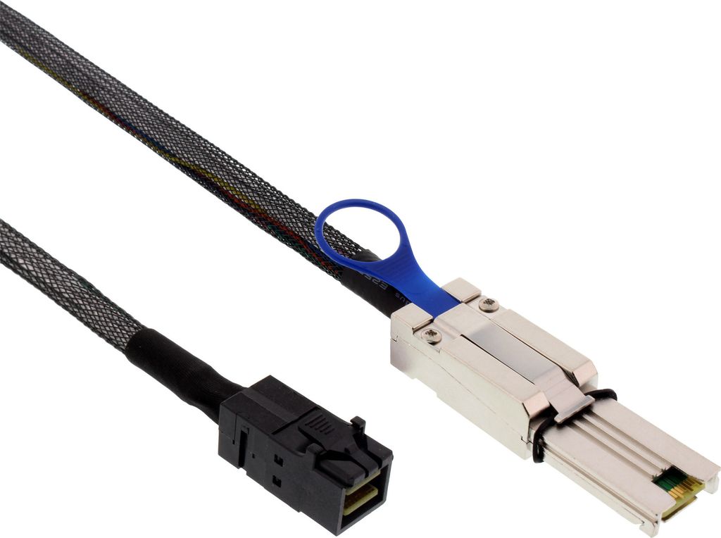 InLine Mini SAS HD Kabel, SFF-8643 zu SFF-8088, 2m