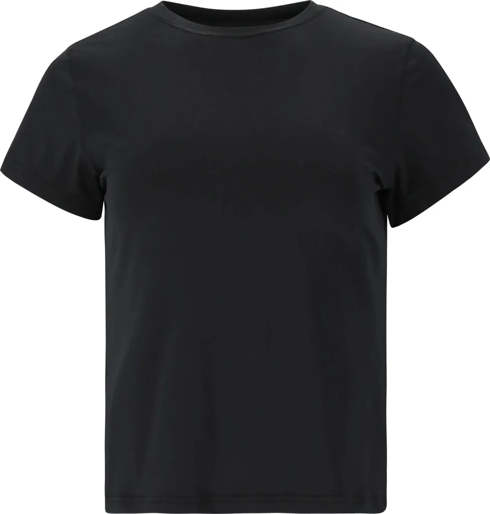 ATHLECIA Almi W P/E Tee Nero 34 - T-shirt Sportiva Donna Traspirante