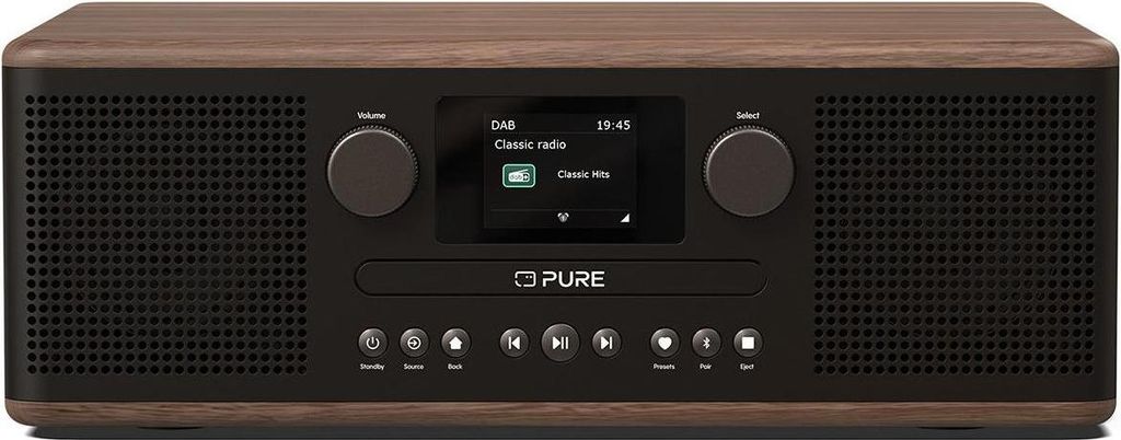 Pure Classic C-D6 Coffee Black/Walnut