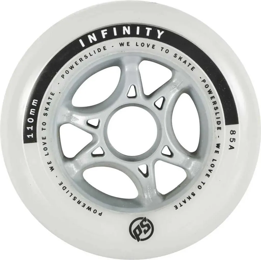 Roues de Roller Vitesse 110mm Powerslide Infinity 85A Haute Qualité