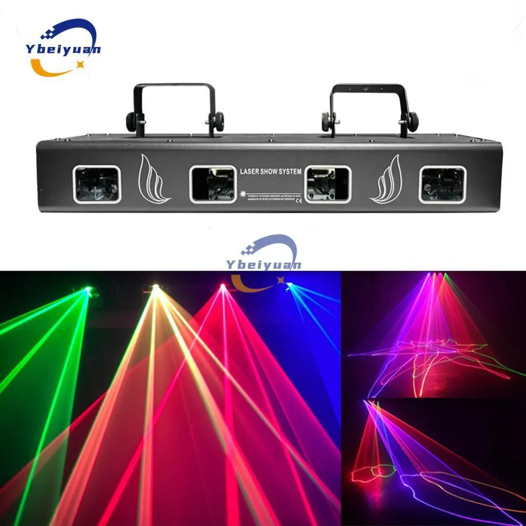 Projecteur laser multicolore à effets dynamiques et modes polyvalents - 3