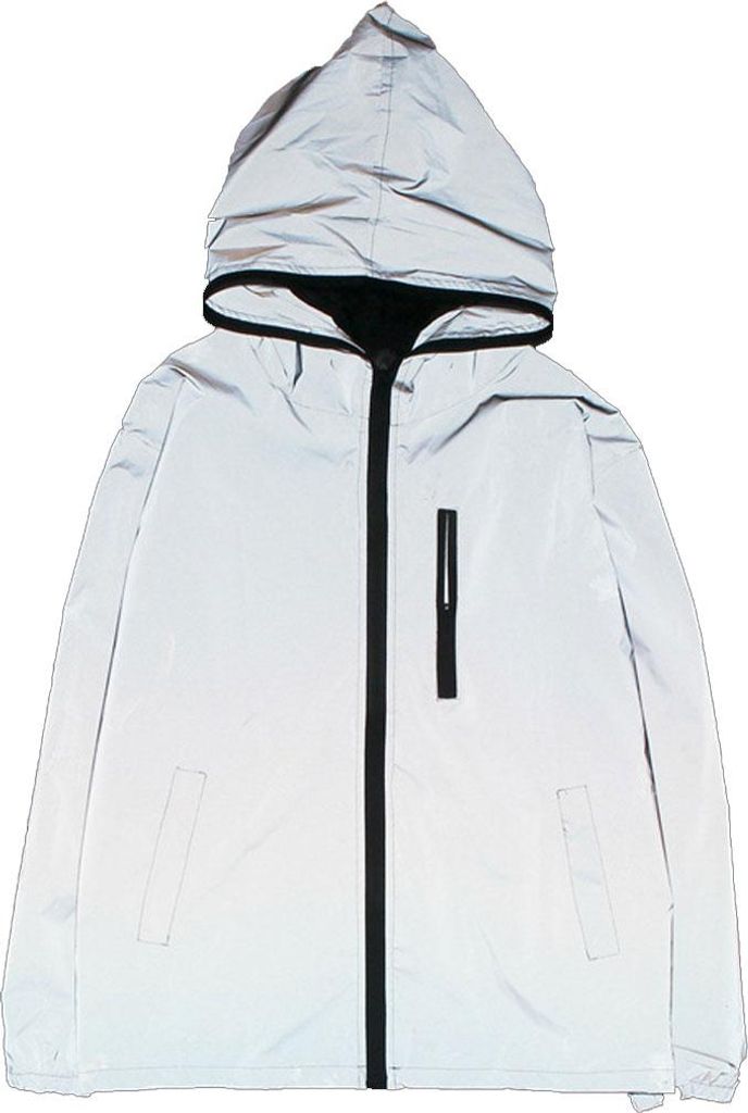 Reflektierende Jacke für Herbst, Winddicht, Lockerer Produktbild 
