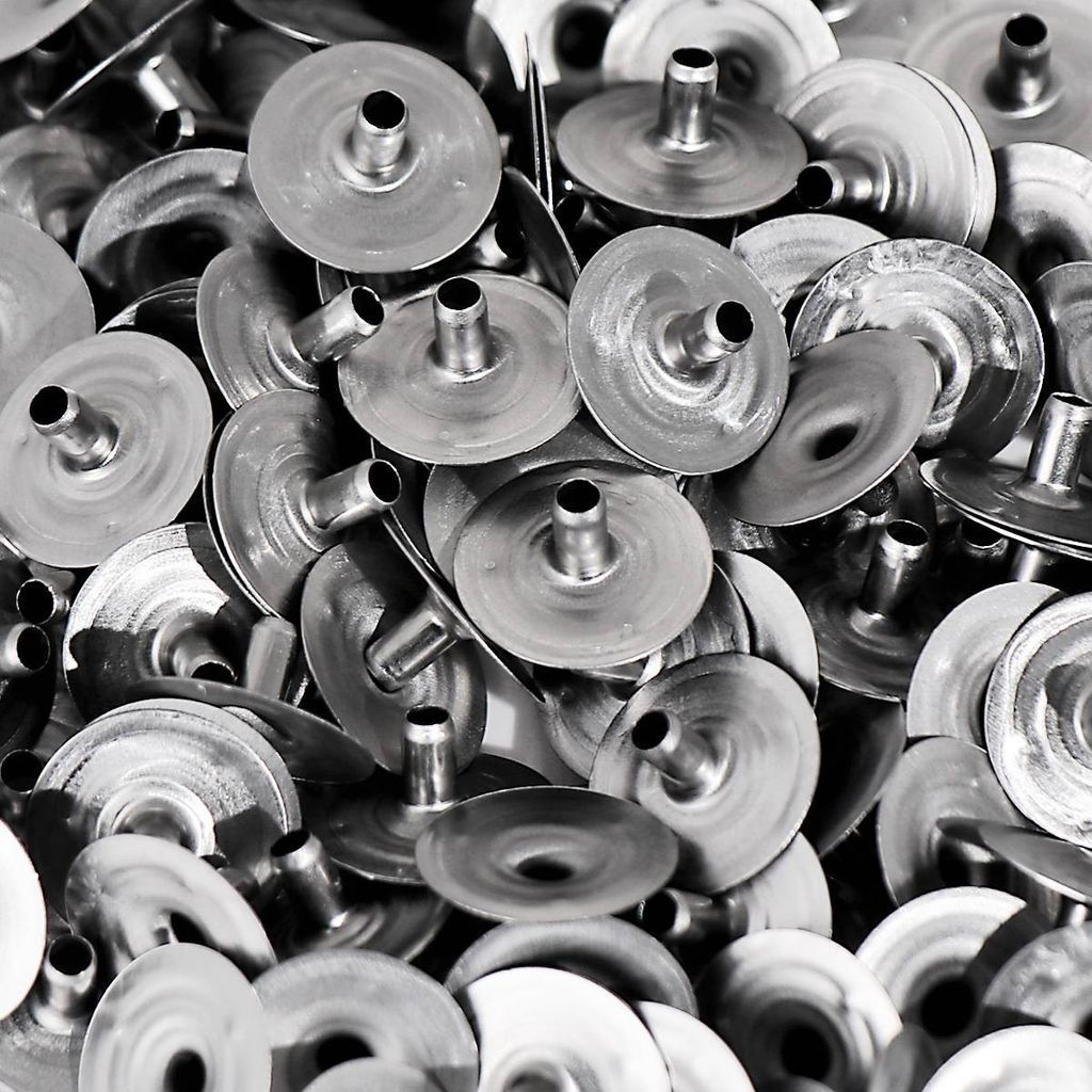 500 Dochtfuß Teelichdocht Kerze Kerzenwachs Docht Bis 2,5mm H: 6,4mm 4172