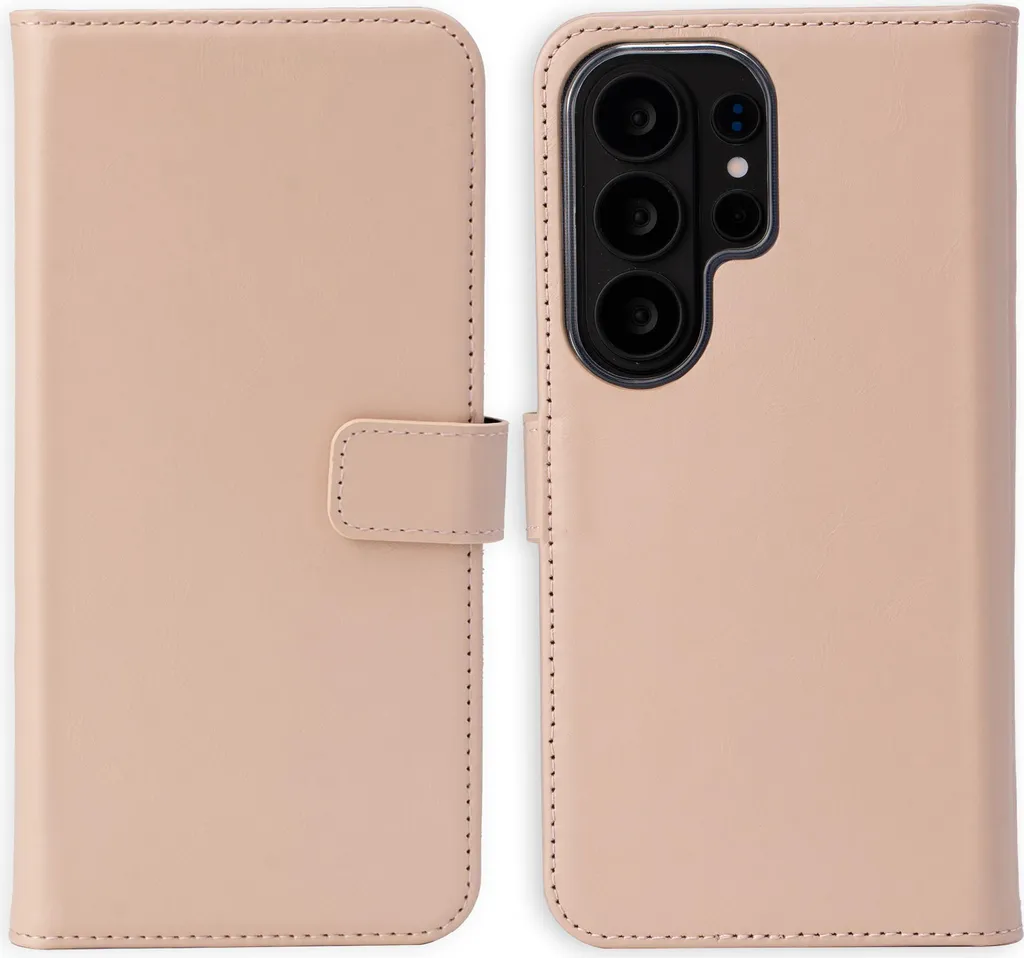 Custodia Selencia Samsung Galaxy S26 Ultra Vera Pelle Rosa Antico