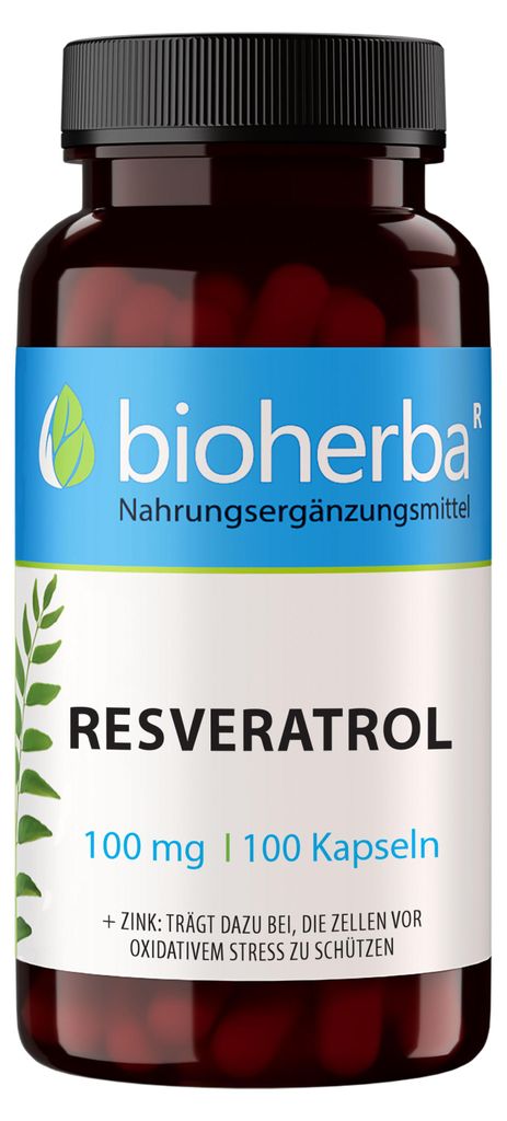Bioherba Resveratrol 100 mg 100 Kapseln Produktbild 