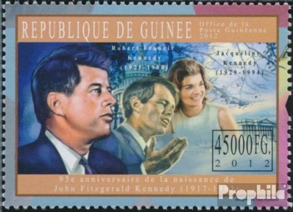 Briefmarken Guinea 2012 Mi 9114 (kompl. Ausgabe) postfrisch John Fitzgerald Kenedy