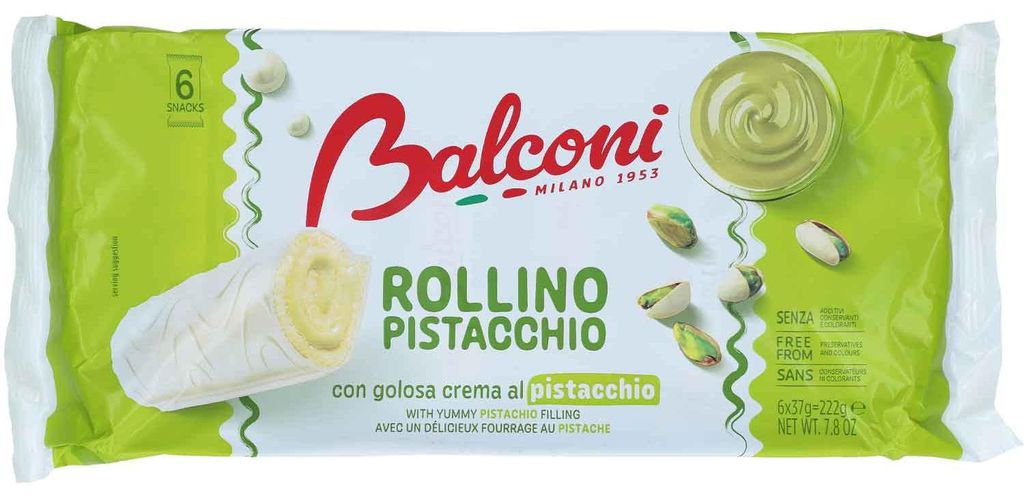 Balconi Rollino Pistacchio 6x37g Produktbild 